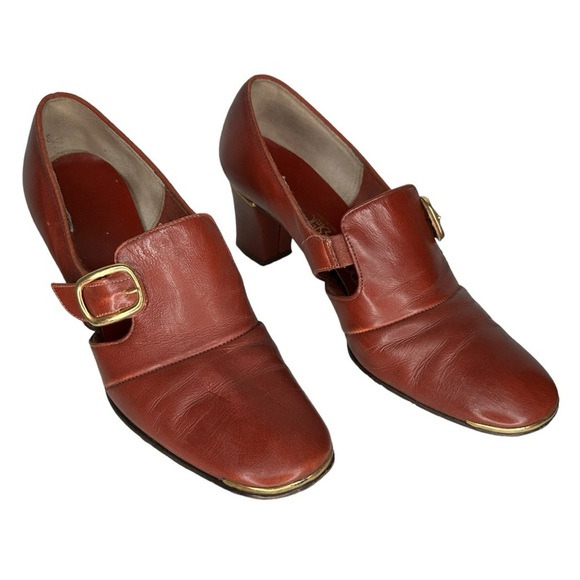 Vintage Red Cross Shoes - Picture 1 of 6